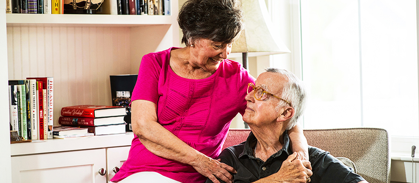 Elderly-couple elderly couple sitting together