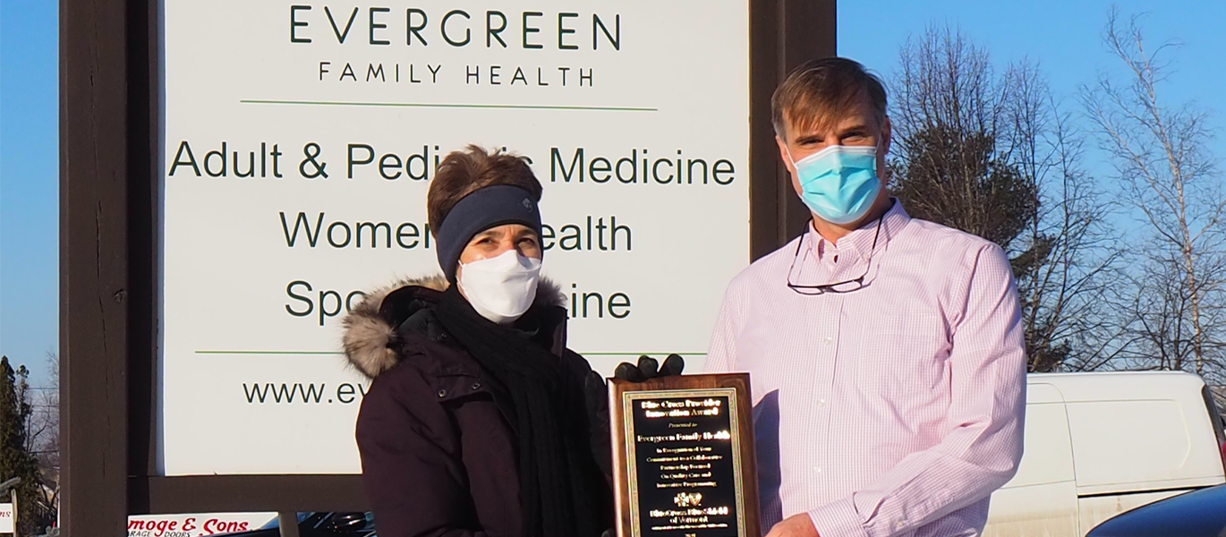 Blue Cross Vermont and Evergreen Family Health partnership