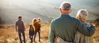 Family on a Mountain