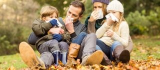 Family with a cold