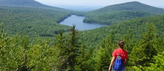 View from Owl's Head in Vermont