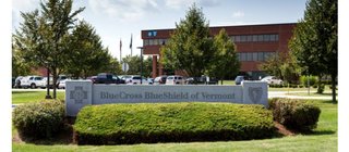 Blue Cross VT building with sign