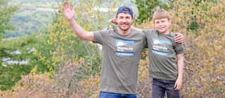 Participants at Blue Cross VT Mountain Days Event