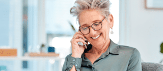 woman on the phone