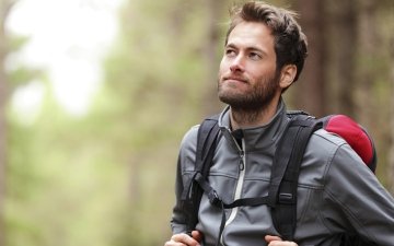 When walking in the woods, be aware of ticks.