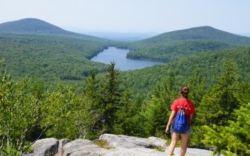 View from Owl's Head in Vermont