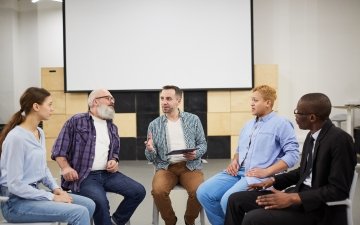 Group therapy session