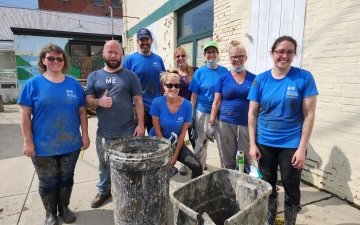 Blue Cross team volunteers