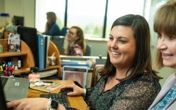 Blue Cross VT employees working together