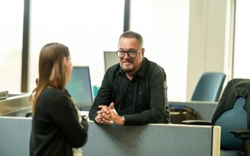 Employees in the office