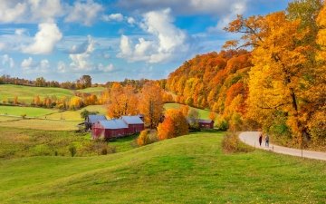 Vermont in the fall