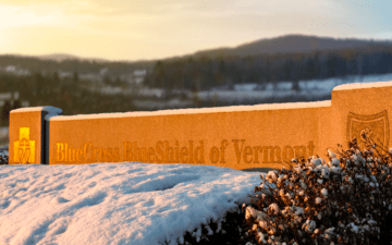 Sunrise on Blue Cross VT