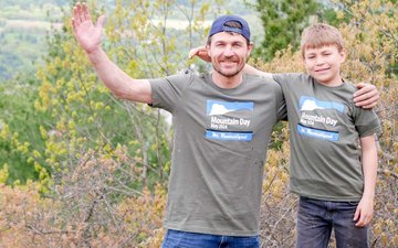 Participants at Blue Cross VT Mountain Days Event