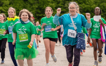 a group of runners during gotrvt 5k