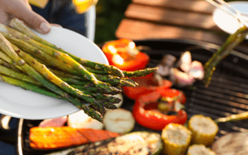 grilling vegetables