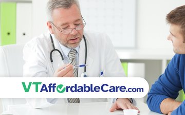 Doctor and patient having a conversation