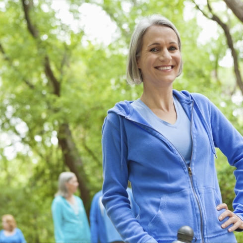 Woman-woods-walking