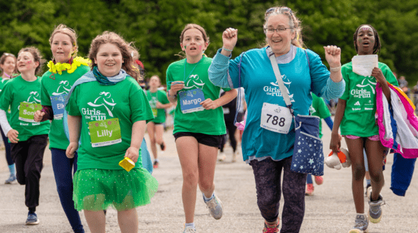 a group of runners during gotrvt 5k