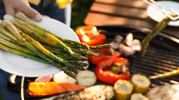 grilling vegetables