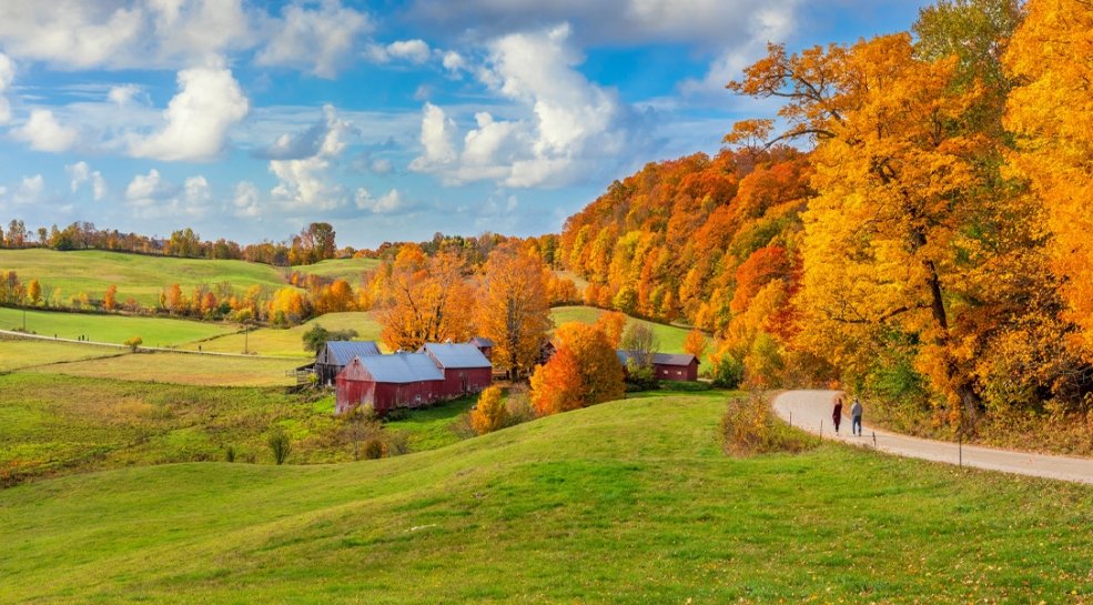 Vermont in the fall