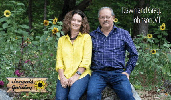 Greg and Dawn of Johnson, Vermont