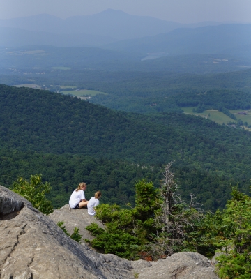 View from Stow Pinnacle