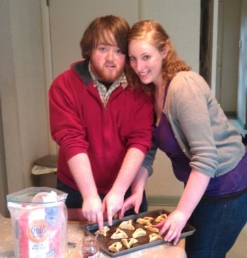 Joanna Baking With Her Husband